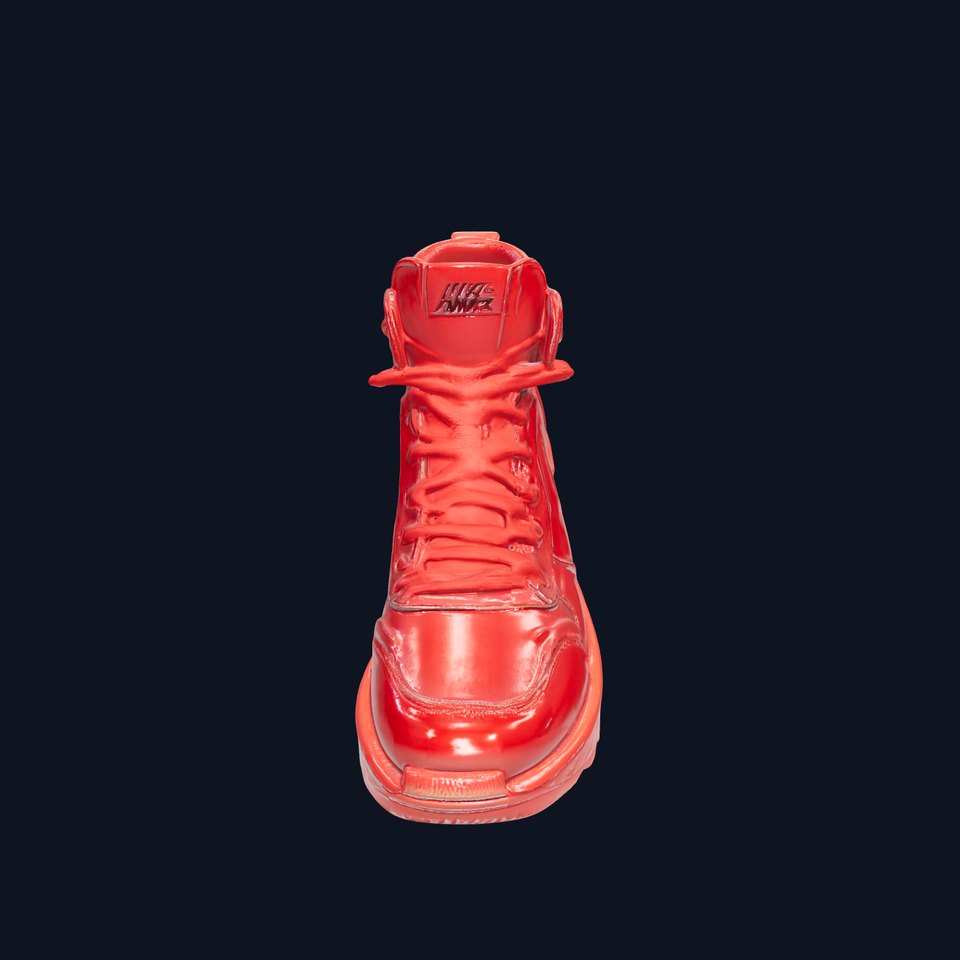 Red HighTop Sneaker Model Pack